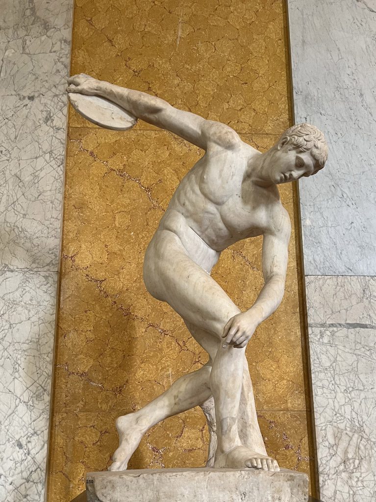 Le Discobole, copie romaine