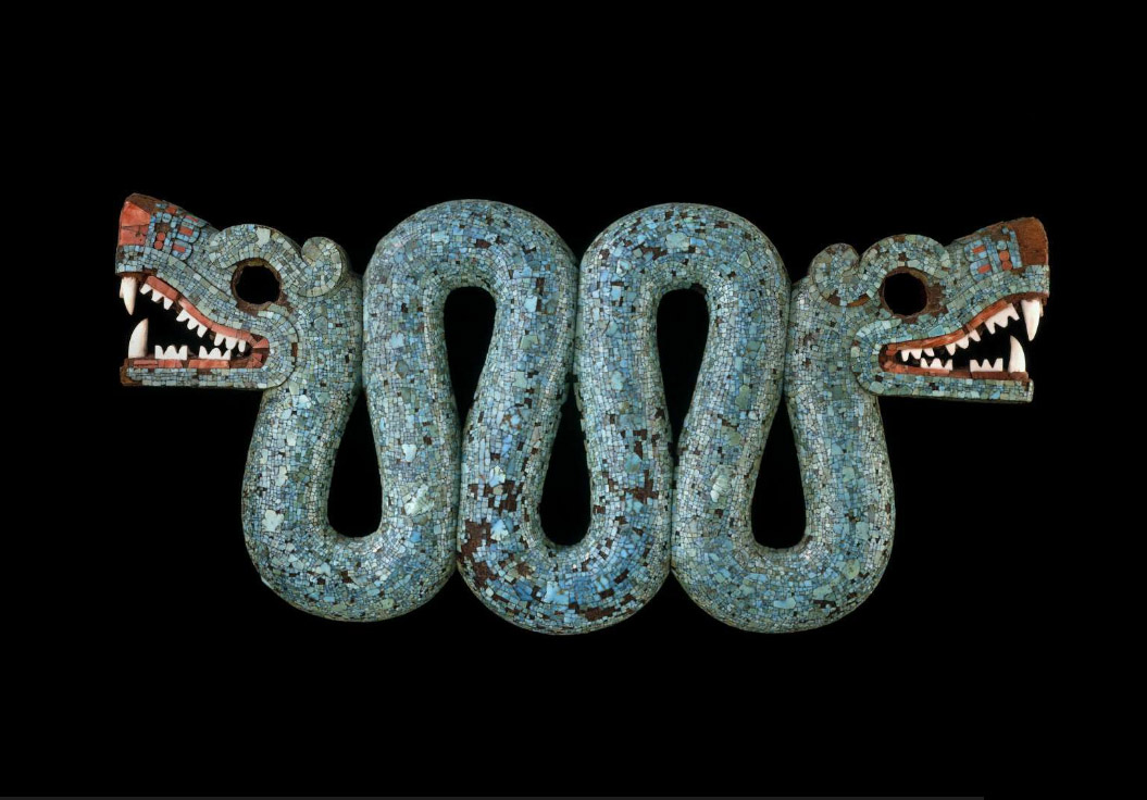 Serpent aztèque à deux têtes