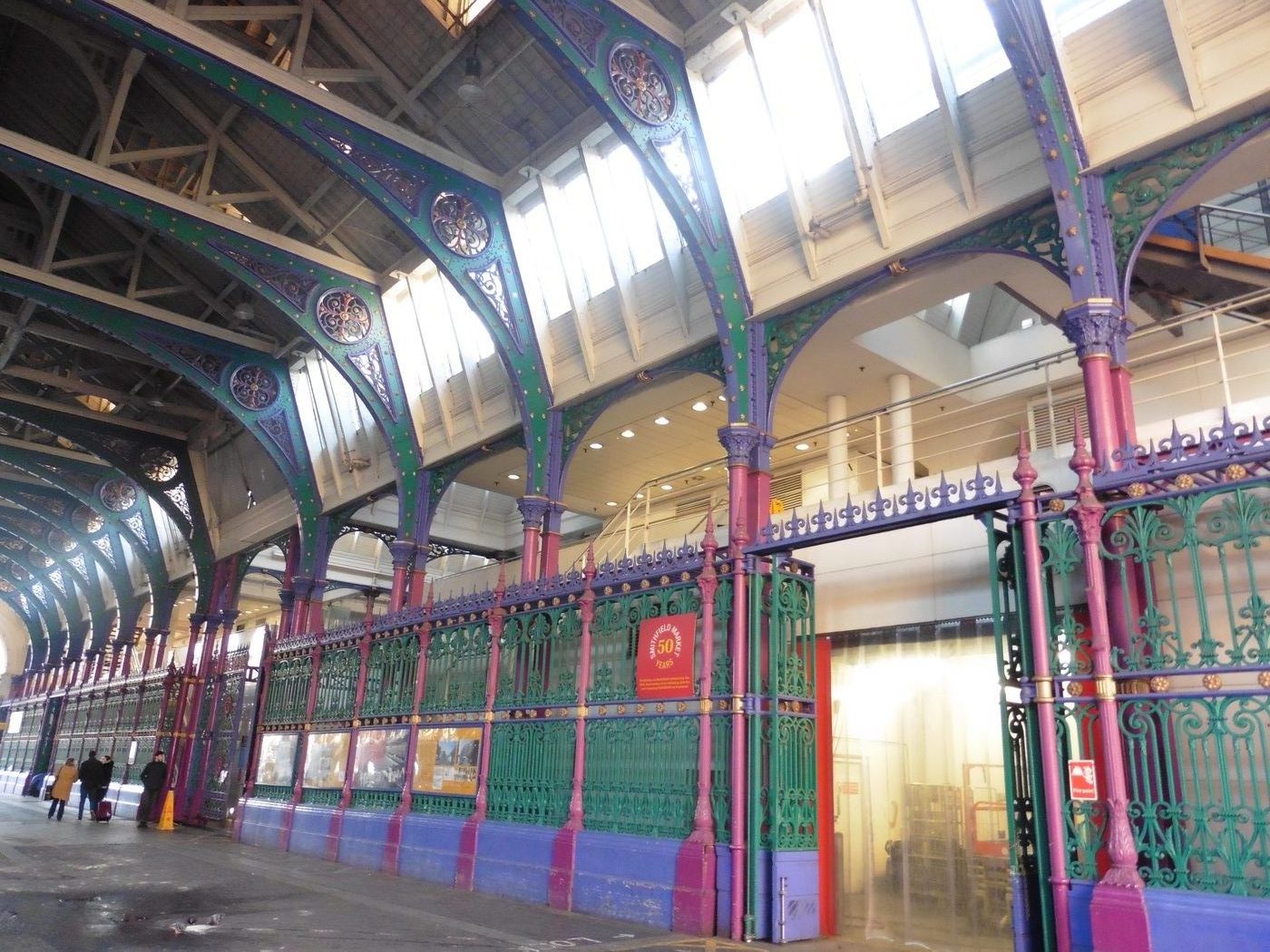 Smithfield Market, charpente victorienne
