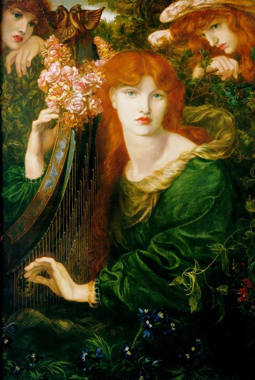 La Ghirlandata, Rossetti