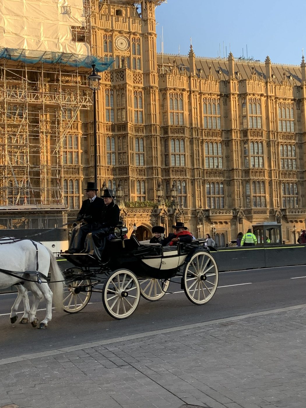 Calèche devant le Parlement